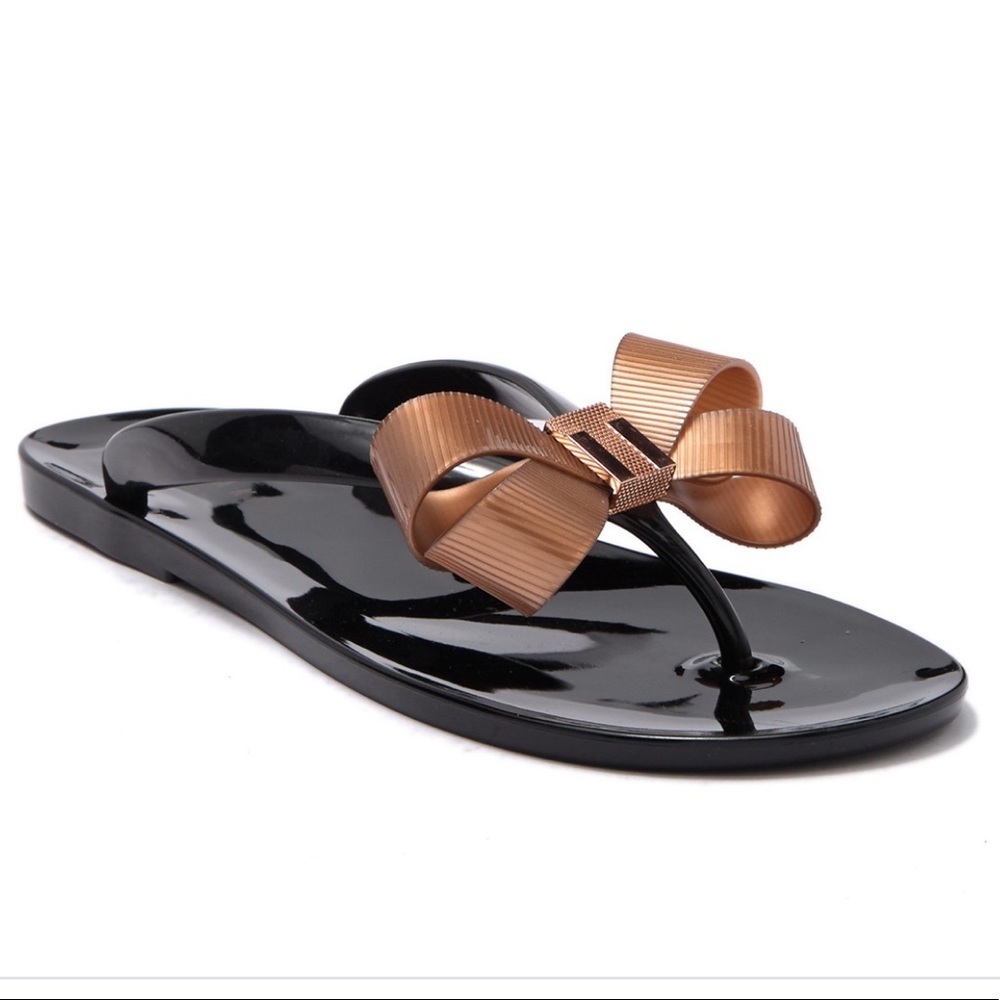 Ted Baker London Embellished Bow Jelly Sandal